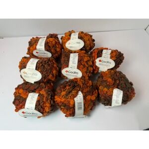 Gedifra‎ Super Bulky Sheela Yarn Lot of 8 Wool-Acrylic-Nylon 50g Harvest Autumn